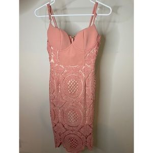 Blush Pink Casual Dress